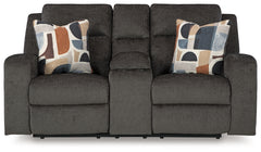 Kanlow Reclining Loveseat with Console