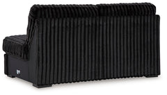 Midnight-Madness Armless Loveseat