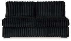 Midnight-Madness Armless Loveseat