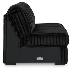 Midnight-Madness Armless Loveseat