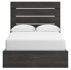Hollivern Full Panel Bed with Storage