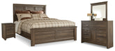 Juararo Queen Panel Bed, Dresser, Mirror and Nightstand