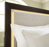 Neymorton Queen Upholstered Panel Headboard