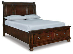 Porter Queen Sleigh Storage Bed