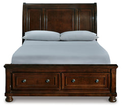 Porter Queen Sleigh Storage Bed