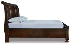 Porter Queen Sleigh Storage Bed