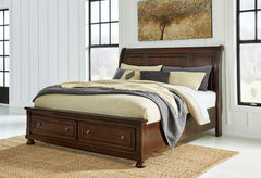 Porter California King Sleigh Storage Bed