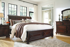 Porter Queen Sleigh Storage Bed