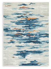 Vinlett 8' x 10' Washable Rug