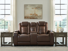 High Impact Power Reclining Loveseat with Console