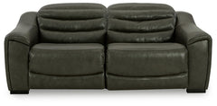 Center Line 2-Piece Power Reclining Sectional Loveseat