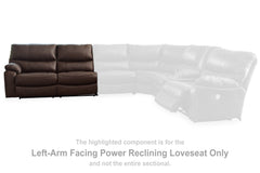 Family Circle Left-Arm Facing Power Reclining Loveseat