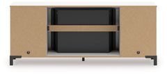 Brollevi 60" TV Stand with Electric Fireplace