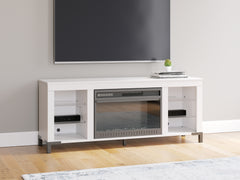 Brollevi 60" TV Stand with Electric Fireplace