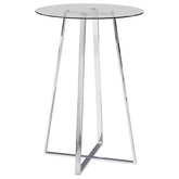 Zanella Silver Bar Table - furniture place usa