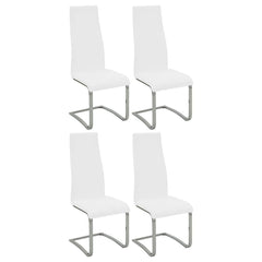 Montclair White Side Chair - furniture place usa