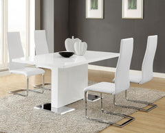 Montclair White Side Chair - furniture place usa