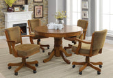 Mitchell Brown 5 Pc Game Table Set - furniture place usa