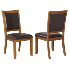 Nelms Brown Side Chair - furniture place usa