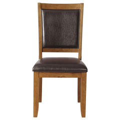 Nelms Brown Side Chair - furniture place usa