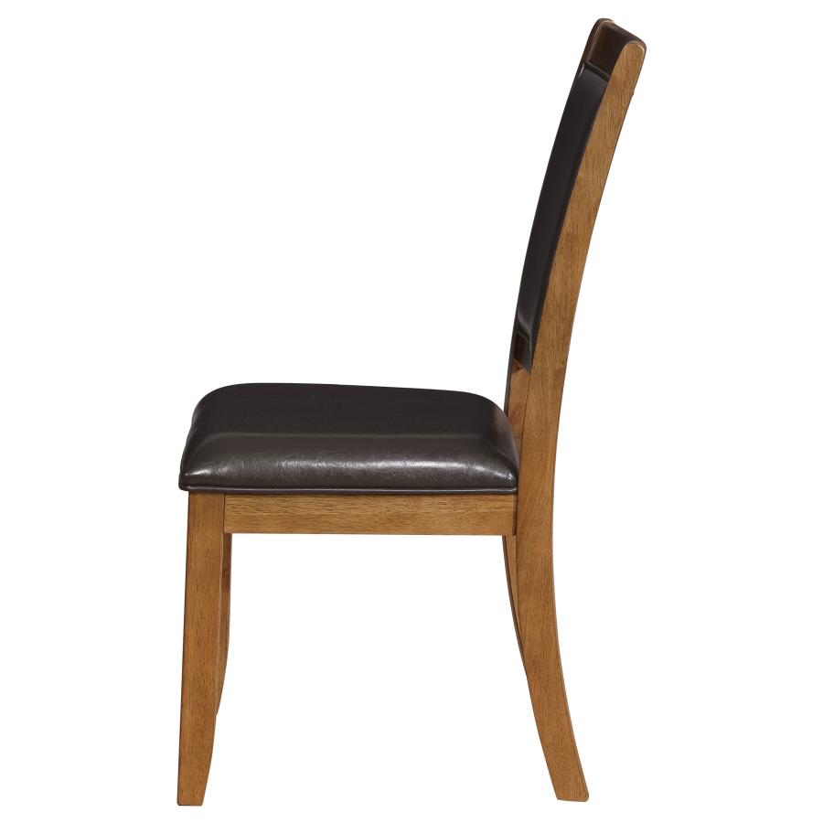 Nelms Brown Side Chair - furniture place usa