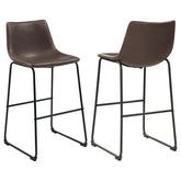 Michelle Brown Bar Stool - furniture place usa