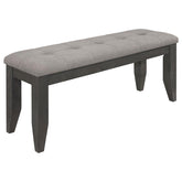 Dalila Grey Bench - furniture place usa