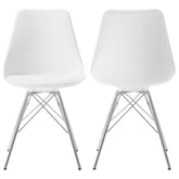 Juniper White Side Chair - furniture place usa