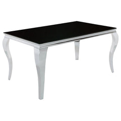 Carone Silver Dining Table - furniture place usa
