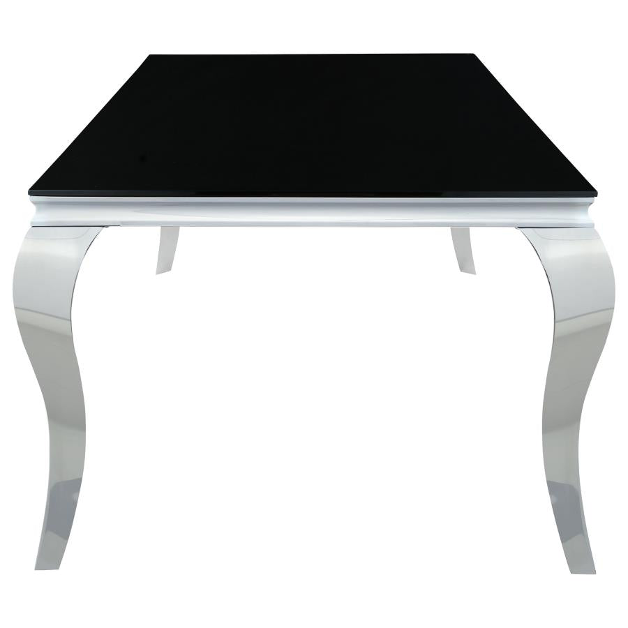 Carone Silver Dining Table - furniture place usa