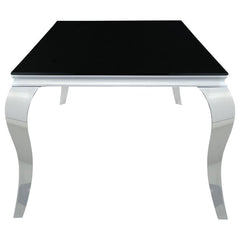 Carone Silver Dining Table - furniture place usa