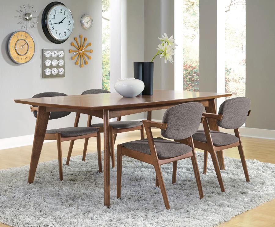 Malone Brown 5 Pc Dining Set - furniture place usa