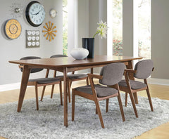 Malone Brown 5 Pc Dining Set - furniture place usa