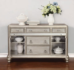 Bling Game Silver Sideboard - furniture place usa