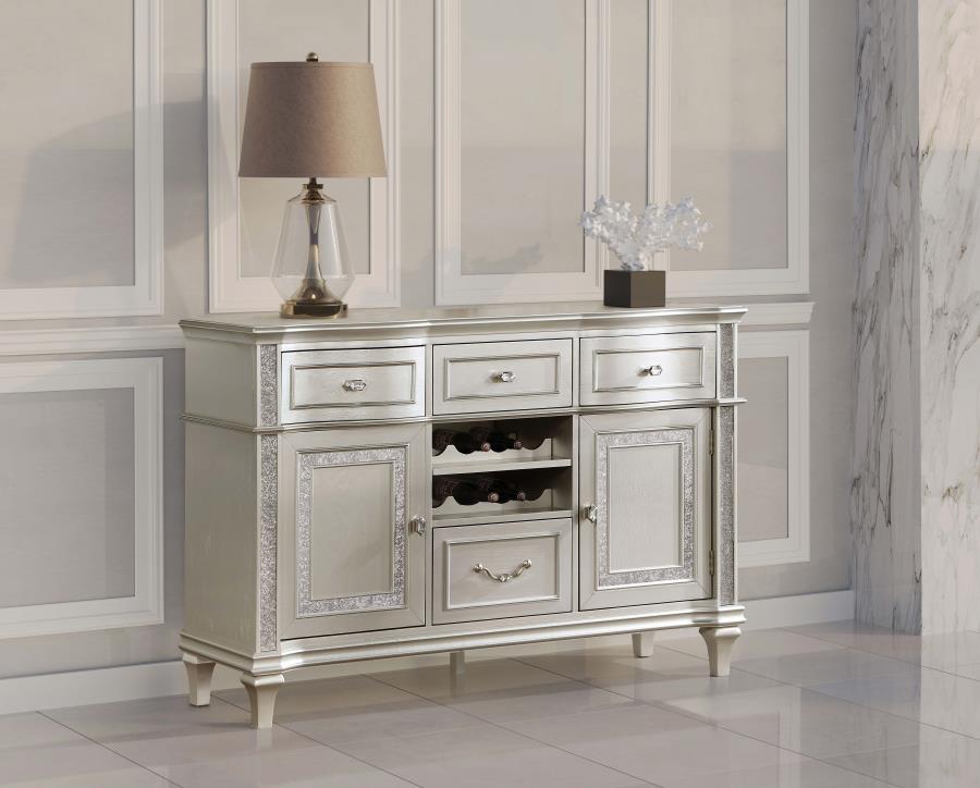 Evangeline Silver Sideboard - furniture place usa