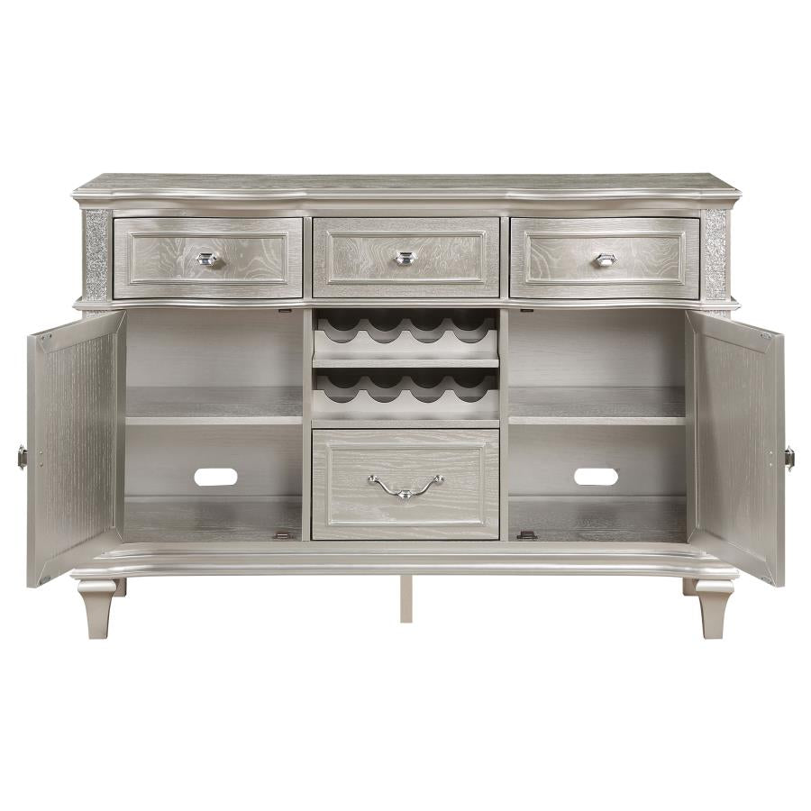 Evangeline Silver Sideboard - furniture place usa