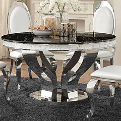 Anchorage Silver Dining Table - furniture place usa