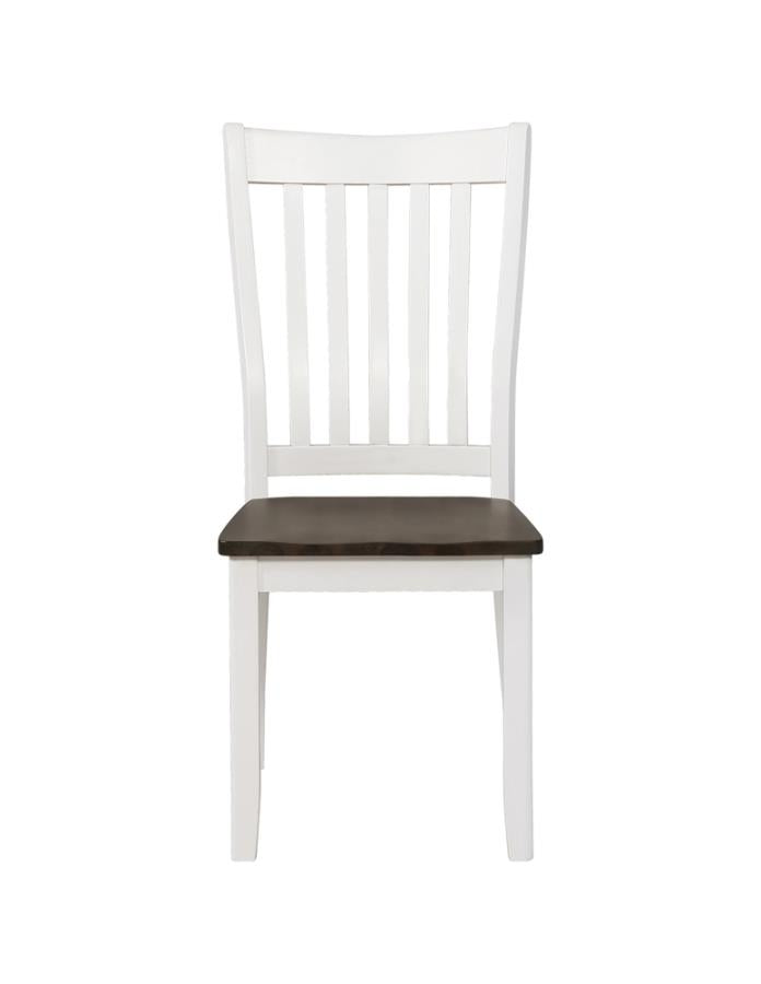 Kingman White Side Chair - furniture place usa