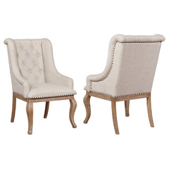 Brockway Ivory Arm Chair - furniture place usa