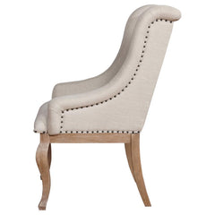 Brockway Ivory Arm Chair - furniture place usa