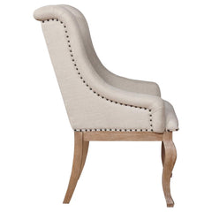 Brockway Ivory Arm Chair - furniture place usa