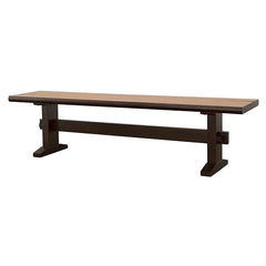Bexley Brown Bench - furniture place usa