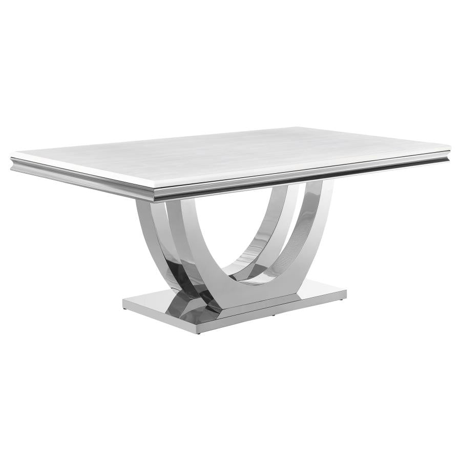 Kerwin White Dining Table - furniture place usa