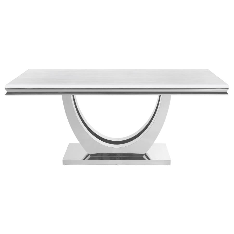 Kerwin White Dining Table - furniture place usa