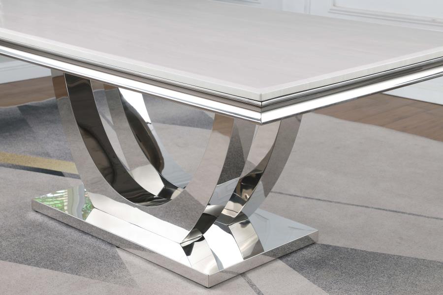 Kerwin White Dining Table - furniture place usa