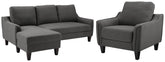Jarreau Sofa Chaise and Chair - furniture place usa