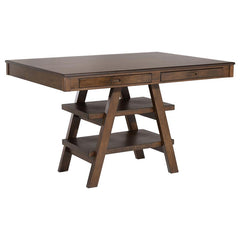 Dewey Brown Counter Height Dining Table - furniture place usa