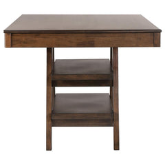 Dewey Brown Counter Height Dining Table - furniture place usa