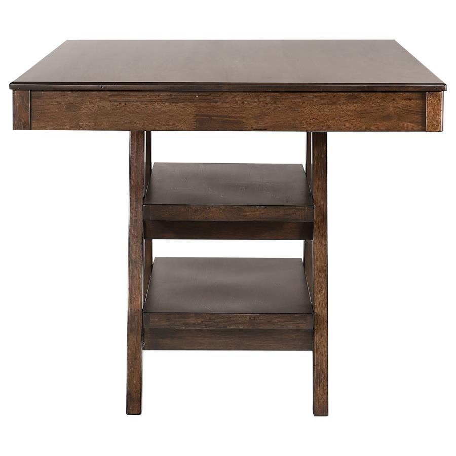 Dewey Brown Counter Height Dining Table - furniture place usa