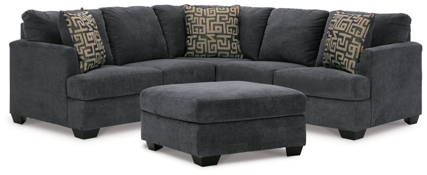 Ambrielle 2-Piece Sectional with Ottoman - PKG011623 - furniture place usa
